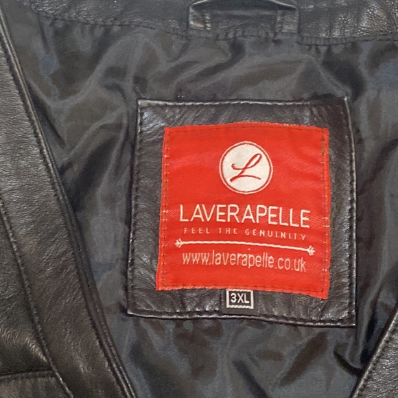 Mens Leverapelle 100% Authentic Lambskin Leather Vest. Black. Size 3XL - Picture 3 of 6